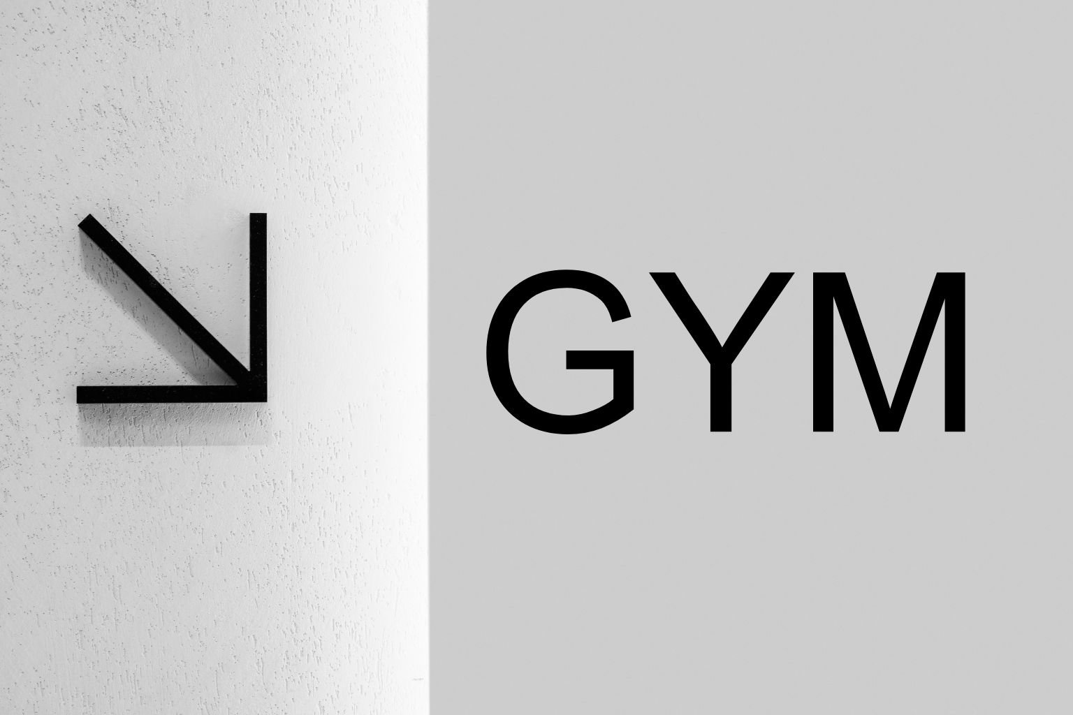 Hotel Gym Signage Work